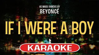 If I Were A Boy (Karaoke) - Beyonce