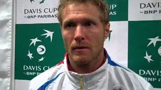 Tursunov interview at Davis Cup