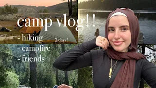 Camp Vlog! | Hiking, Journaling, Friends