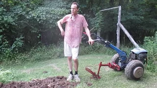 Aldo Biagioli Root/Potato Digger with a Walk-Behind Tractor