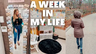 A WEEK IN MY LIFE VLOG | teaching, how I plan for a sub, my shower routine, workouts + more!