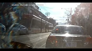 Police and TTC investigation crash involving streetcar