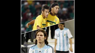 Lionel Messi Showing His Class vs Ronaldinho & Neymar in 2010