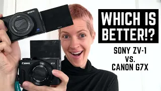 Best Vlogging Camera!? 📷  Sony ZV1 vs. Canon G7X Mark ii - Mic + Video Comparison!