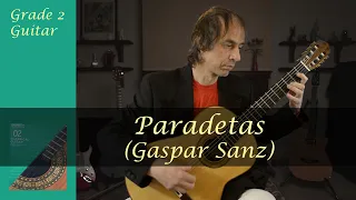 Gaspar Sanz: Paradetas