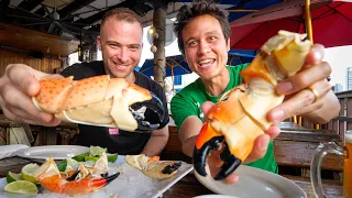 COLOSSAL Crab Claws!! 🦀 Ultimate MIAMI FOOD TOUR - Florida, USA (Part 2)