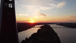 Riga radio and TV tower. Рижская телебашня