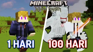 100 Hari di Dunia JUJUTSU KAISEN Minecraft!..