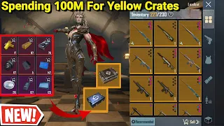Metro Royale Spending 100M For Yellow Crates 🔥 / PUBG METRO ROYALE CHAPTER 13