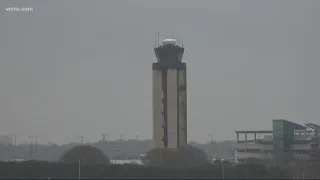 Laser pointed at military aircraft