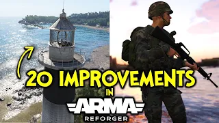 TOP 20 IMPROVEMENTS IN ARMA REFORGER OVER ARMA 3 - PART 1 ► My First Look + Gameplay!