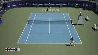 Daria Kasatkina vs Garbine Muguruza - Dubai - AO Tennis PS4 Gameplay