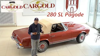 Mercedes 280 SL Pagode, 1970, Traumhafter Oldtimer in Rot Metallic, Vollrestauriert