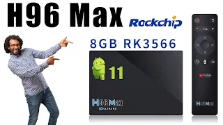 New and Improved H96 Max RK3566 8GB RAM Android 11 TV Box