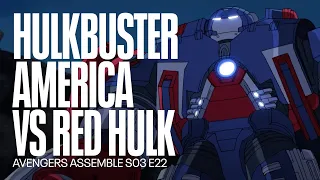 Hulkbuster Avengers versus Red Hulk | Avengers Assemble