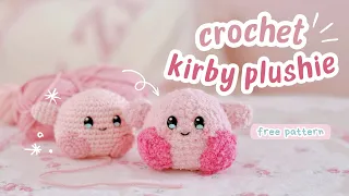 Crochet Kirby Plushie | Free Patterns & Beginner Friendly!