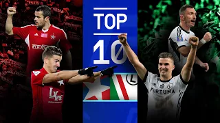 TOP 10: Wisła - Legia | Carlitos, Brożek, Saganowski, Nikolic | Ekstraklasa [Komentarz]