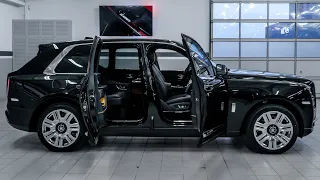 2024 Black Rolls-Royce Cullinan - Interior and Exterior in Detail 4K