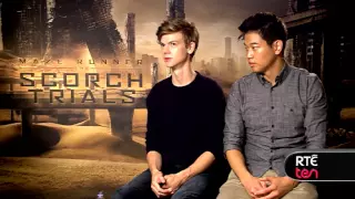 The Scorch Trials - Thomas Brodie-Sangster and Ki Hong Lee