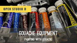 Gouache equipment. Learn gouache painting with Vlad Duchev