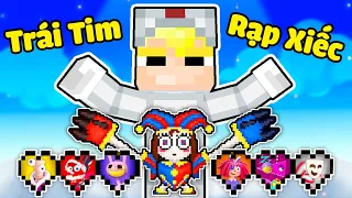 NẾU NHƯ TÔ GÀ SỞ HỮU TRÁI TIM RẠP XIẾC KỸ THUẬT SỐ TRONG MINECRAFT*TRÁI TIM POMNI DIGITAL CIRCUS