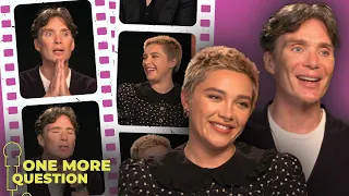 Oppenheimer's Cillian Murphy and Florence Pugh talk working with Christopher Nolan