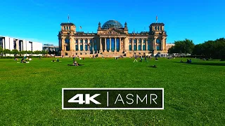 City walk Berlin / Reichstag - Germany 🇩🇪 | SUNSHINE | 4K UHD | ASMR