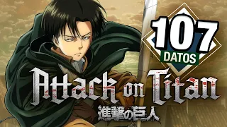 Attack On Titan: 107 datos que DEBES saber | Shingeki No Kyojin | Átomo Network