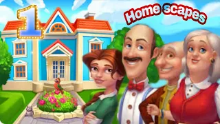 Homescapes gameplay walkthrough part 1 (Android,ios)