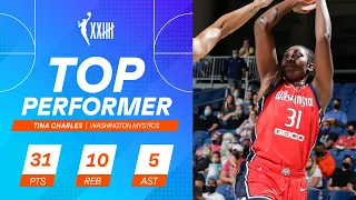 Tina Charles Erupts For 31 Points, 10 Rebounds In Mystics' Win (September 12, 2021)