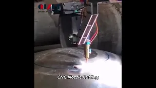 Pressure Vessel/ Boiler Nozzle Cutting Machine