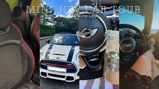 MINI JCW car tour | John Cooper works | what’s in my car | Life with Lou