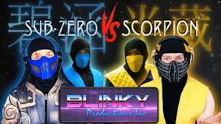 Scorpion & Sub-Zero React to: Sub-Zero VS Scorpion by Blinky500 | MK11 PARODY!