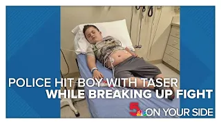 Police hit 5-year-old with Taser while breaking up fight