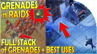 FULL STACK of GRENADES + BEST Uses - GRENADES in RAIDS - Last Day on Earth Survival 1.11.6