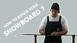 THE EASIEST WAY TO REPAIR YOUR SNOWBOARD BASE