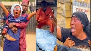 This Will Make You Cry! - People Weep Bitterly As They Set Their Eyes On Yoruba Actor Sisi Quadri