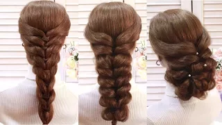 Простые и Удивительные Прически Косы Трансформации. Amazing Hairstyle Tutorial Compilation 2017