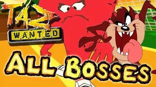Taz Wanted All Bosses | Boss Fights  (PC, PS2, Gamecube, XBOX)