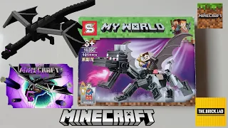 LEGO Minecraft Ender Dragon Unofficial Bootleg SY1035C My World Build Review