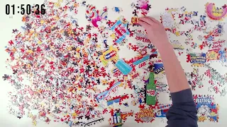 Food, Food, FOOD.  1000 Piece Time-Lapse Food Puzzle