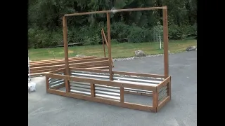 How to Build Enclosed Raised Garden Beds - Part 1