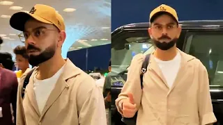 Virat Kohli Spotted At Mumbai Airport, Leaving For USA For T20 World Cup 2024