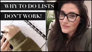 WHY TO DO LISTS DON'T WORK + WHAT TO TRY INSTEAD!