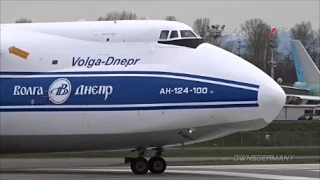 Engine Trouble Delays Antonov An-124 Ruslan TakeOff From KPAE Paine Field