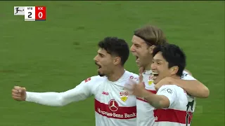 VfB Stuttgart 3 - 0 Koln (Bundesliga 2022 - 2023 Matchday 21 Highlights)