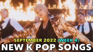 NEW K POP SONGS (SEPTEMBER 2022 - WEEK 4)