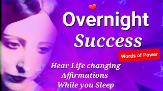 ❤️ SLEEP Meditation 👉 Affirmations & Florence Scovel Shinn | OVER NIGHT SUCCESS JOY & WEALTH No Ads