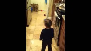 Toddler talking to a spirit and a voice comes through!!!