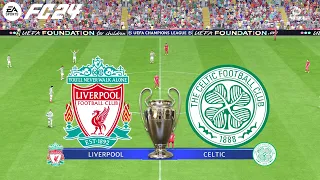 FC 24 | Liverpool vs Celtic - UEFA Champions League - PS5™ Full Match & Gameplay